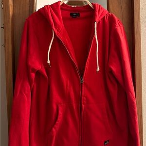 Obey Bold Red Zip-Up Jacket